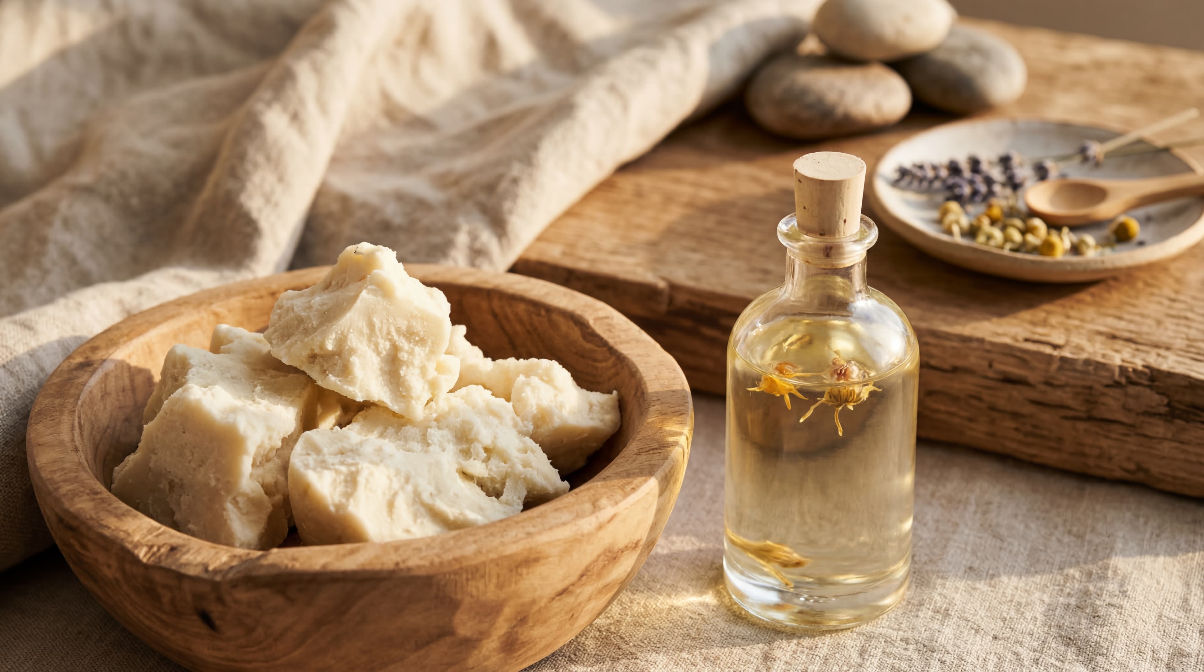 diy shea butter body oil