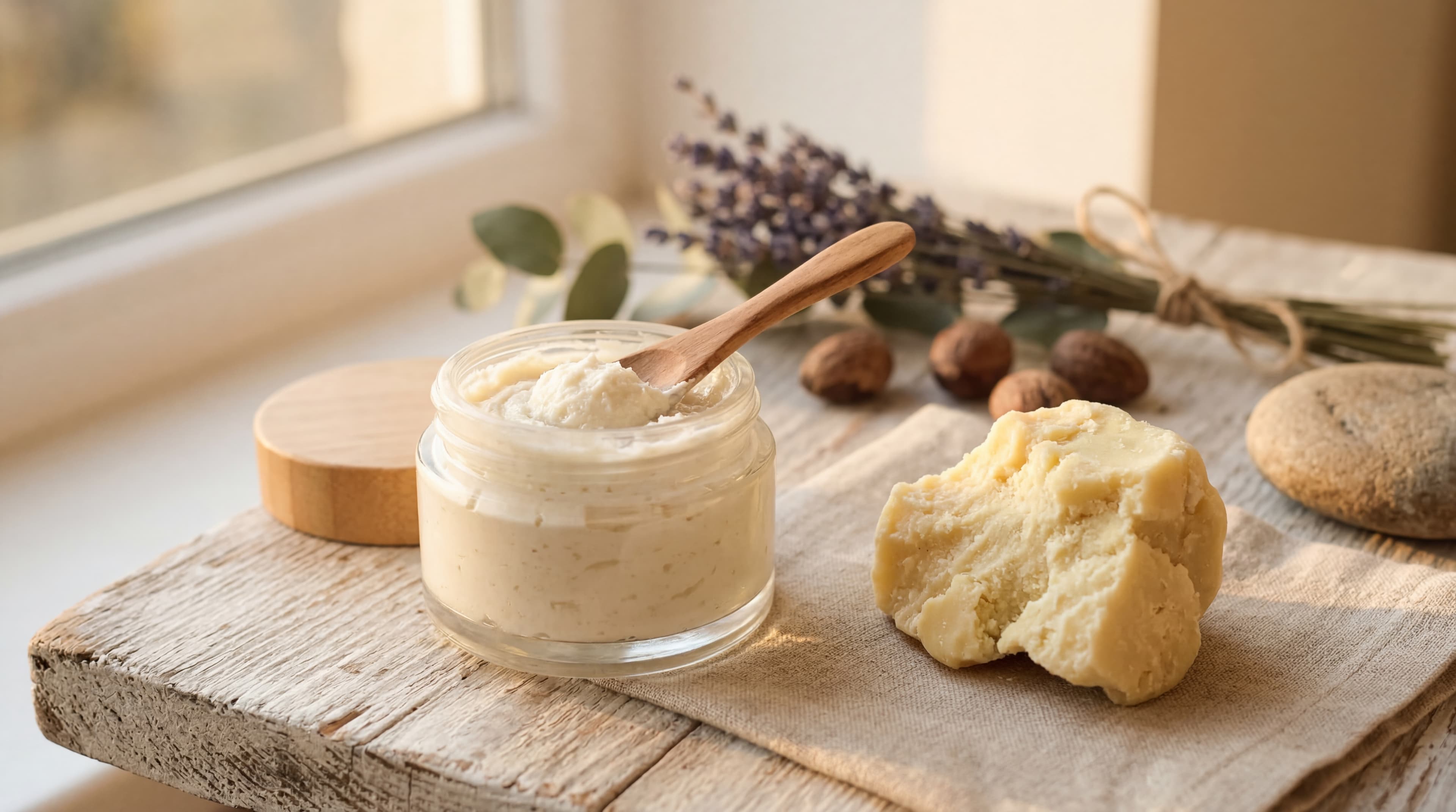 homemade shea butter hand cream