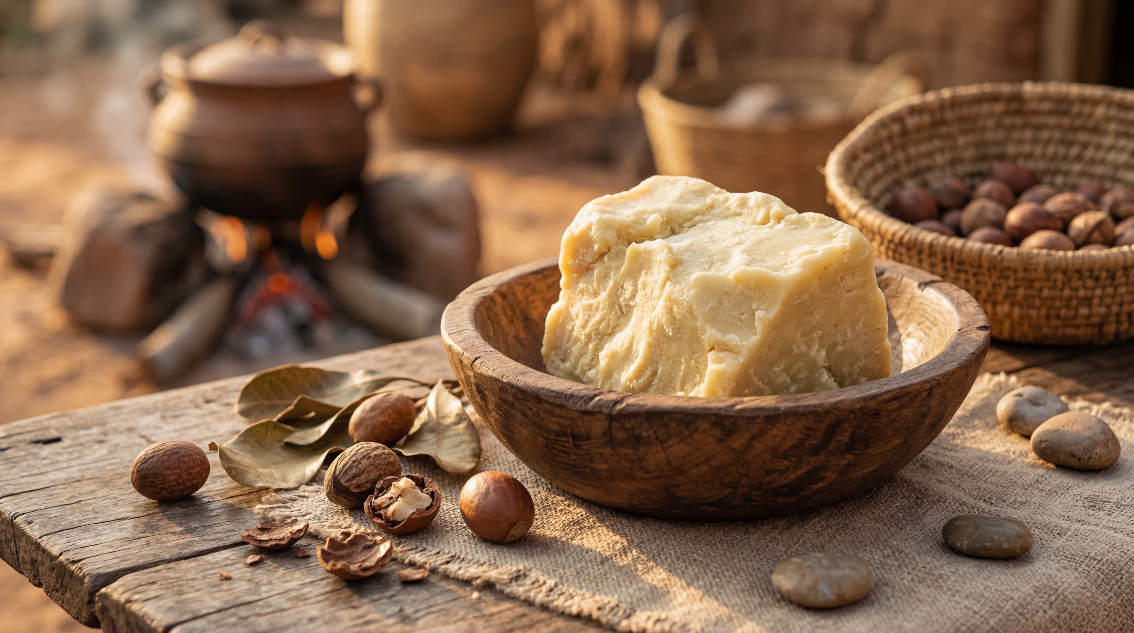 how shea butter is traditionally made