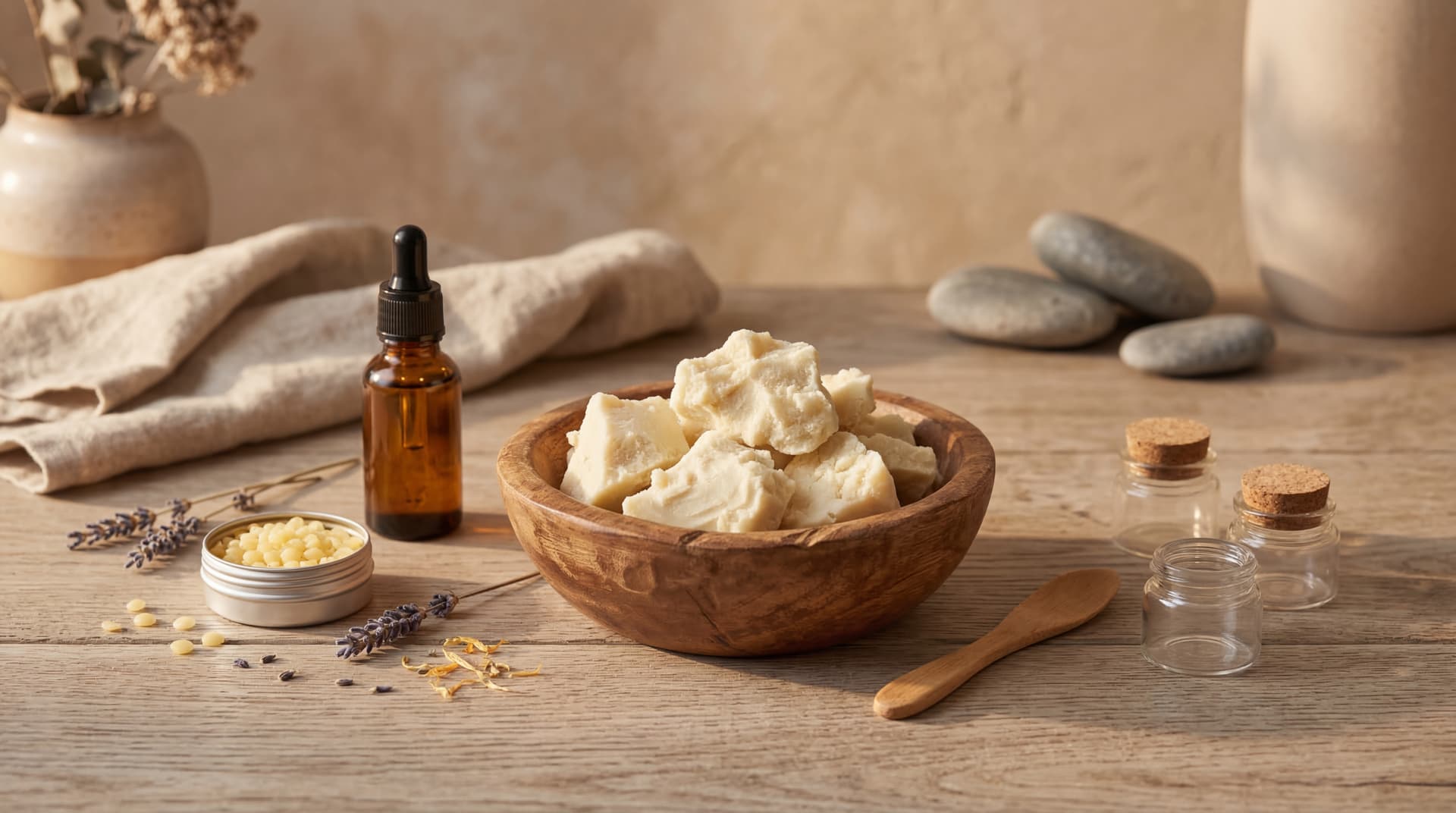 how to make shea butter lip balm