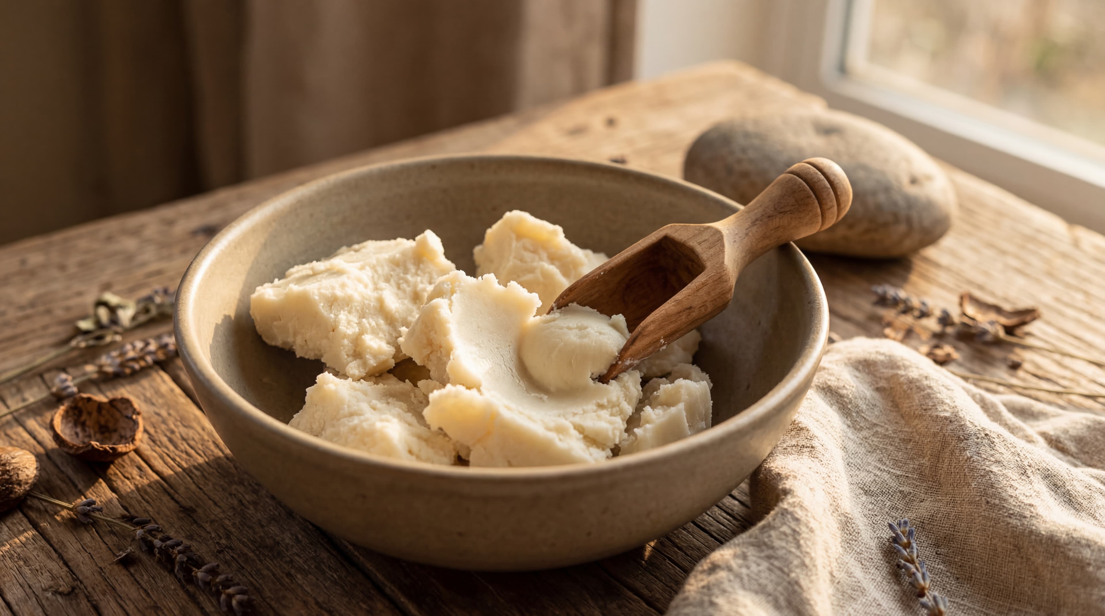 how to soften hard shea butter