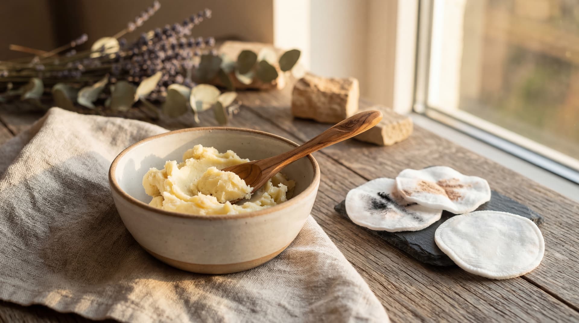 shea butter as natural makeup remover