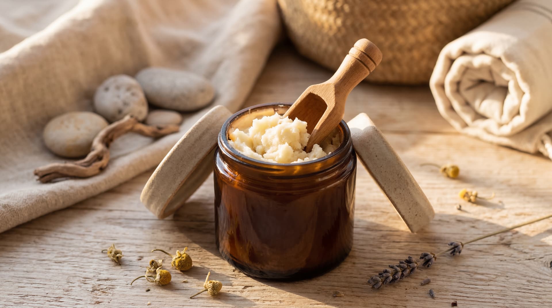 shea butter for beach and pool days