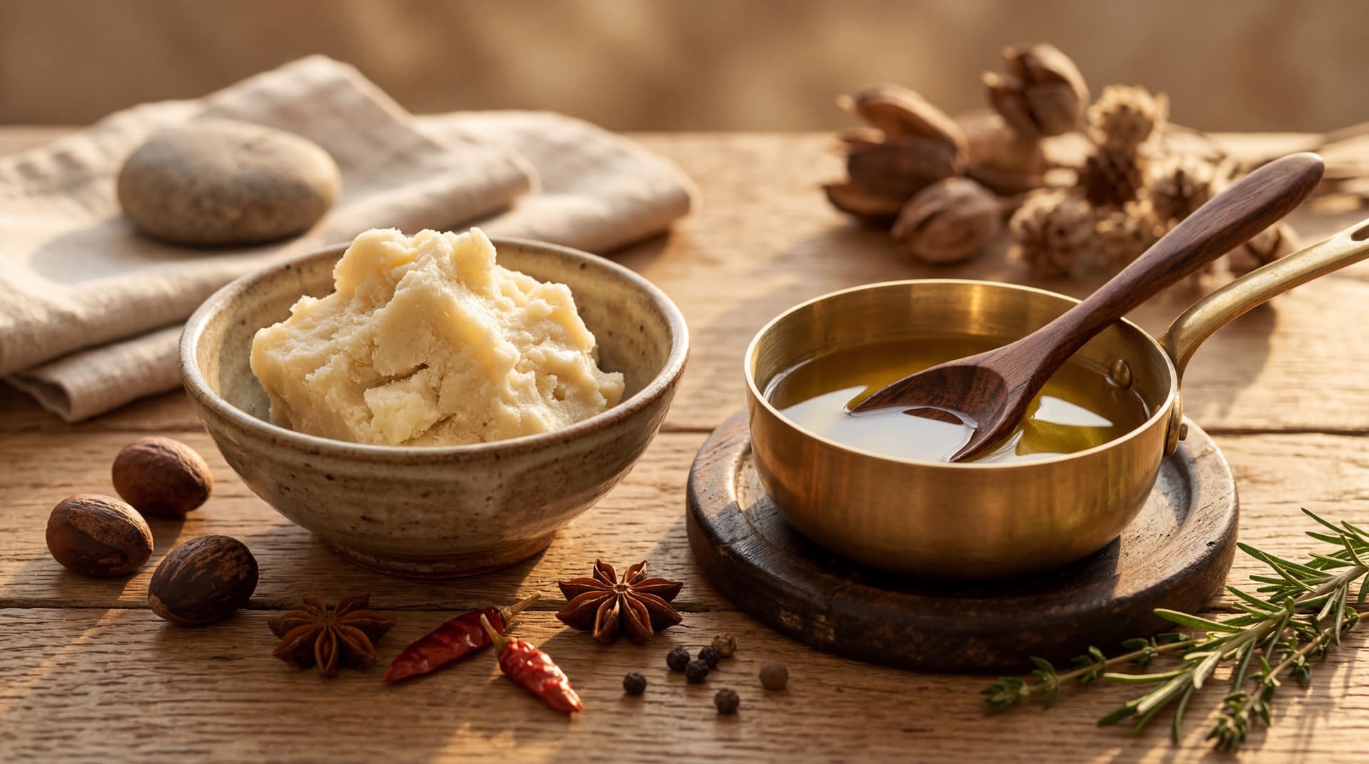 shea butter for cooking and food