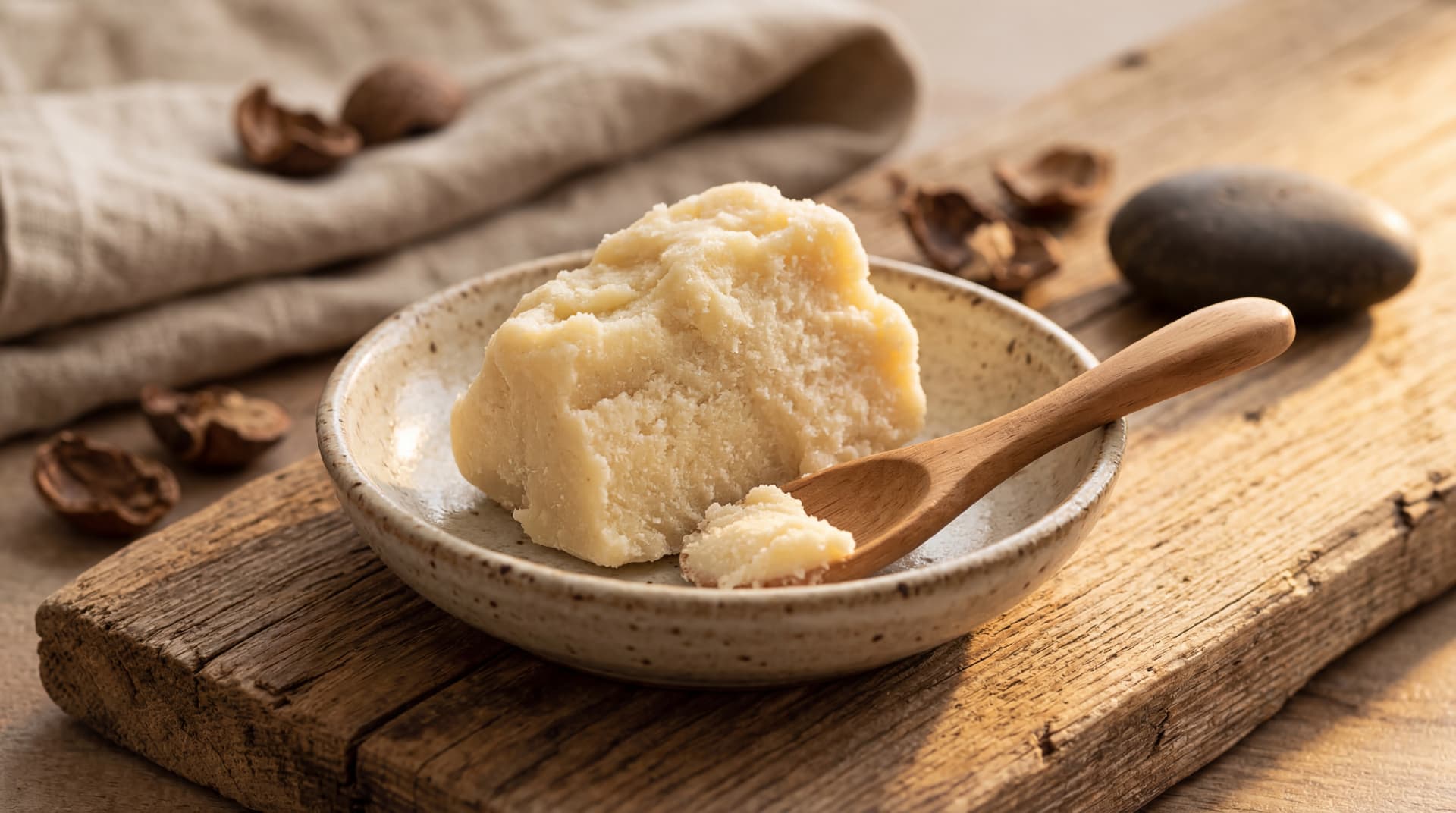 shea butter for cracked heels