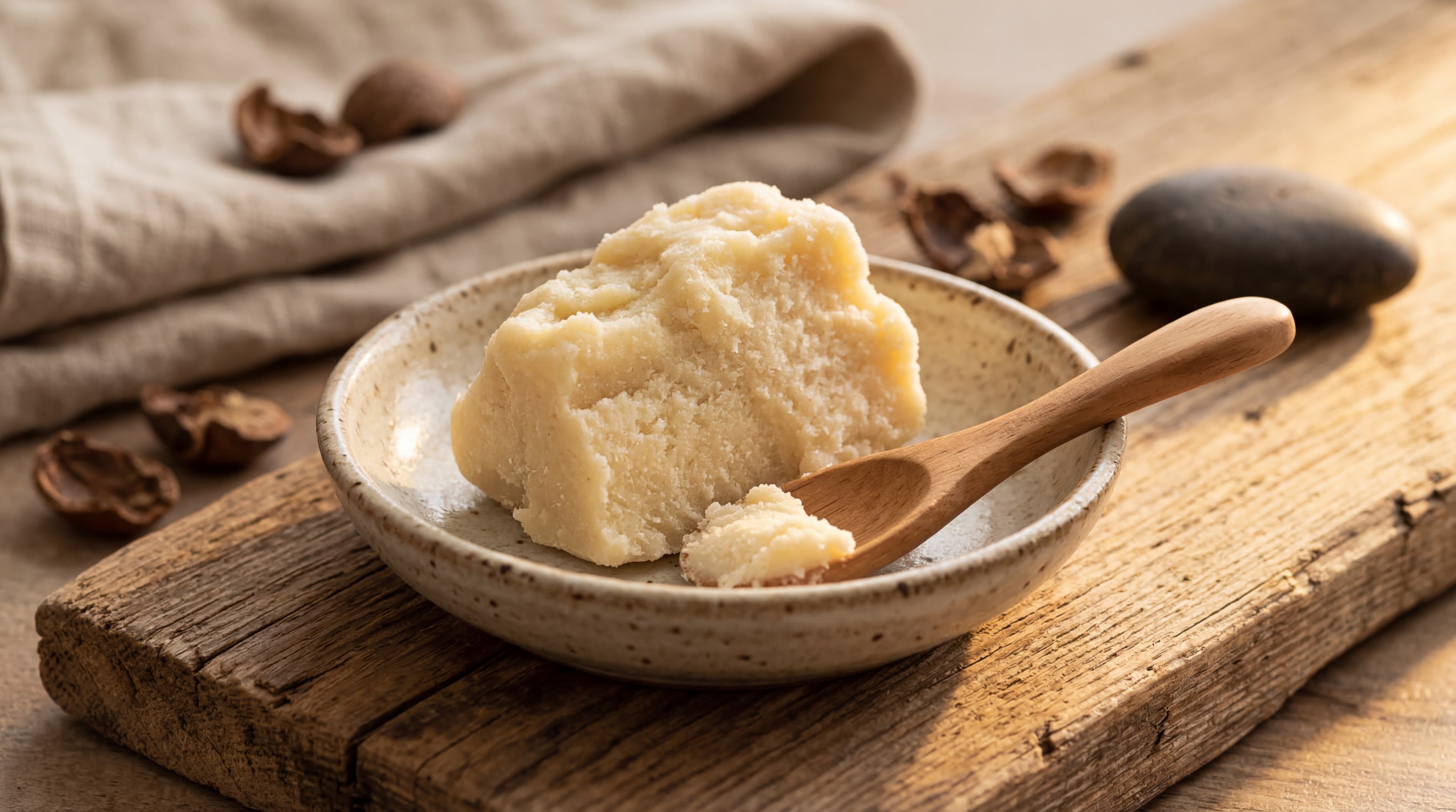 shea butter for cracked heels