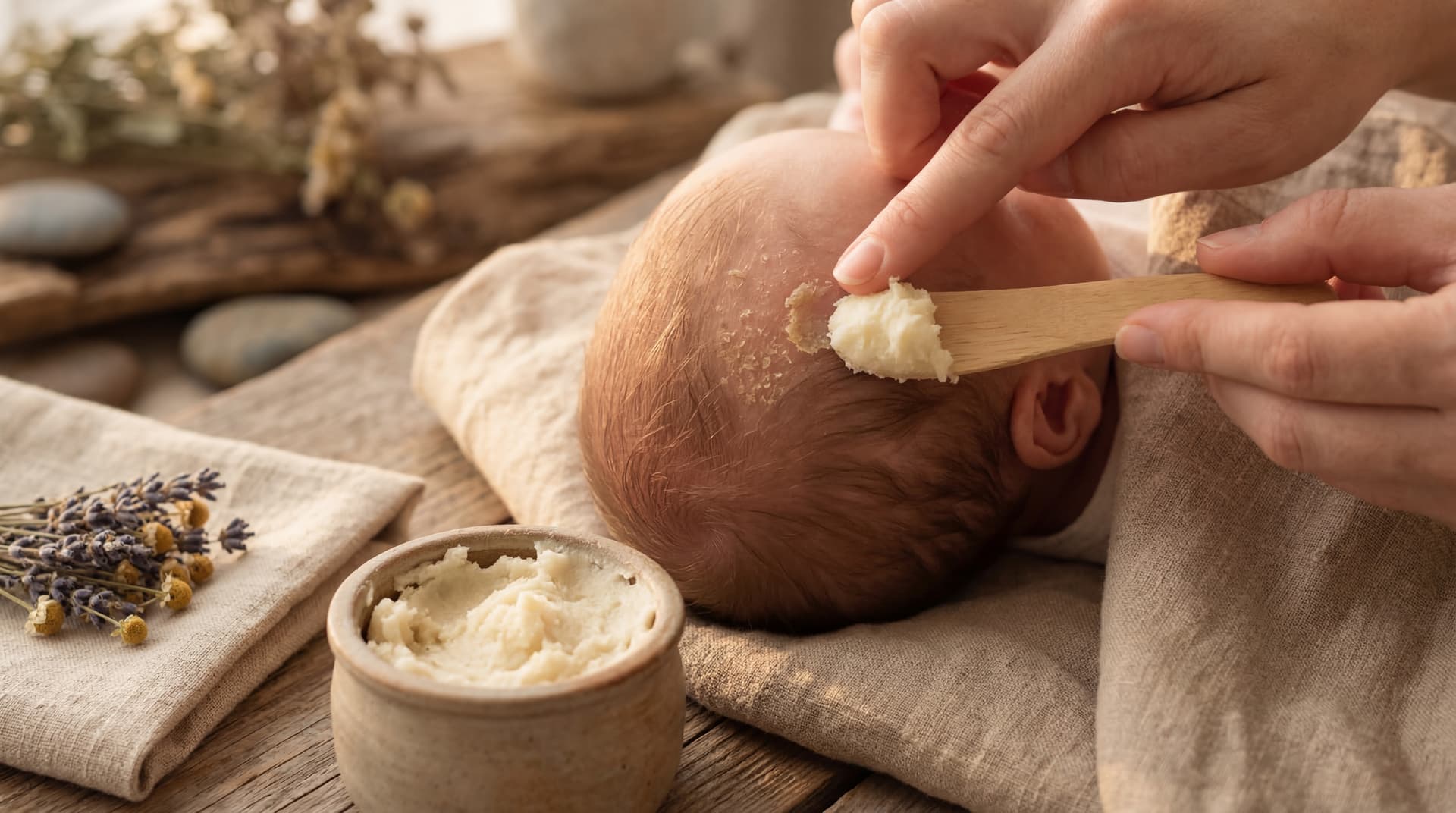 shea butter for cradle cap treatment