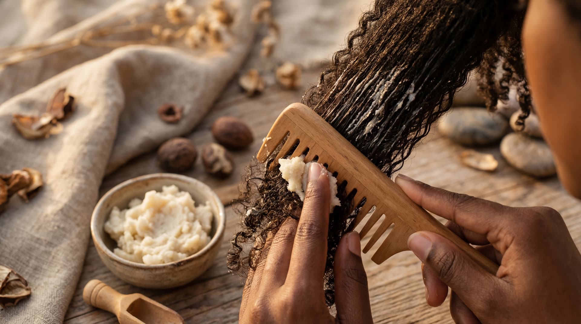 shea butter for hair detangling