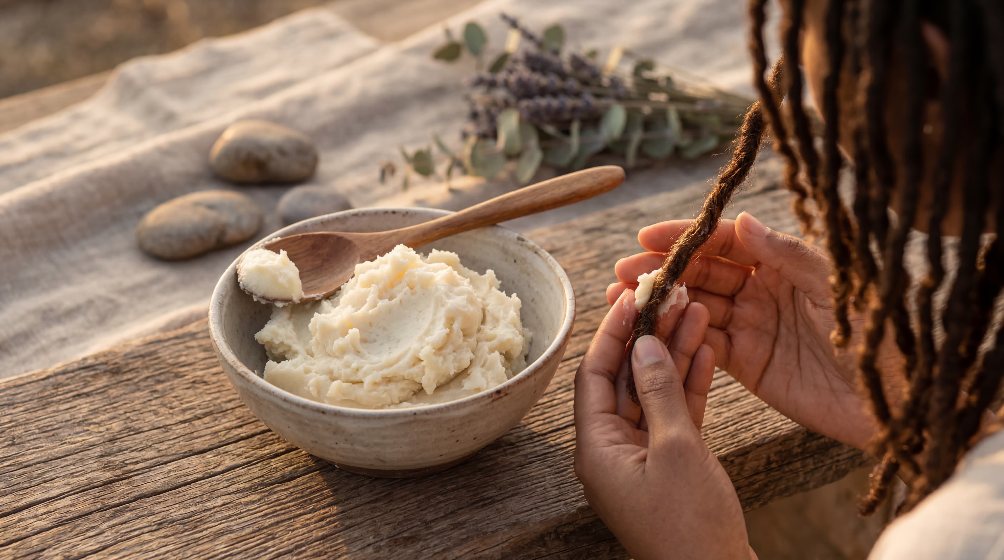 shea butter for loc maintenance