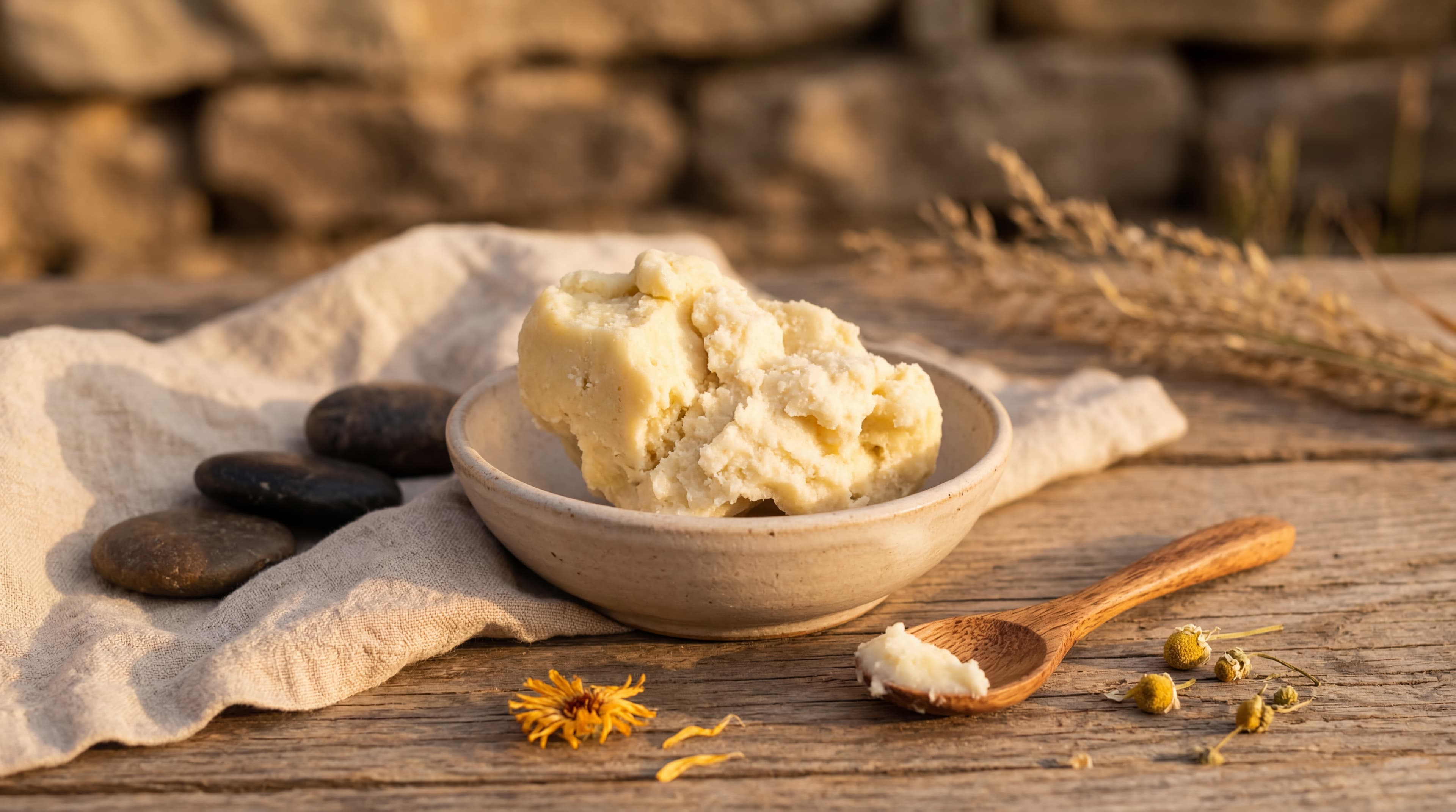shea butter for minor cuts and scrapes
