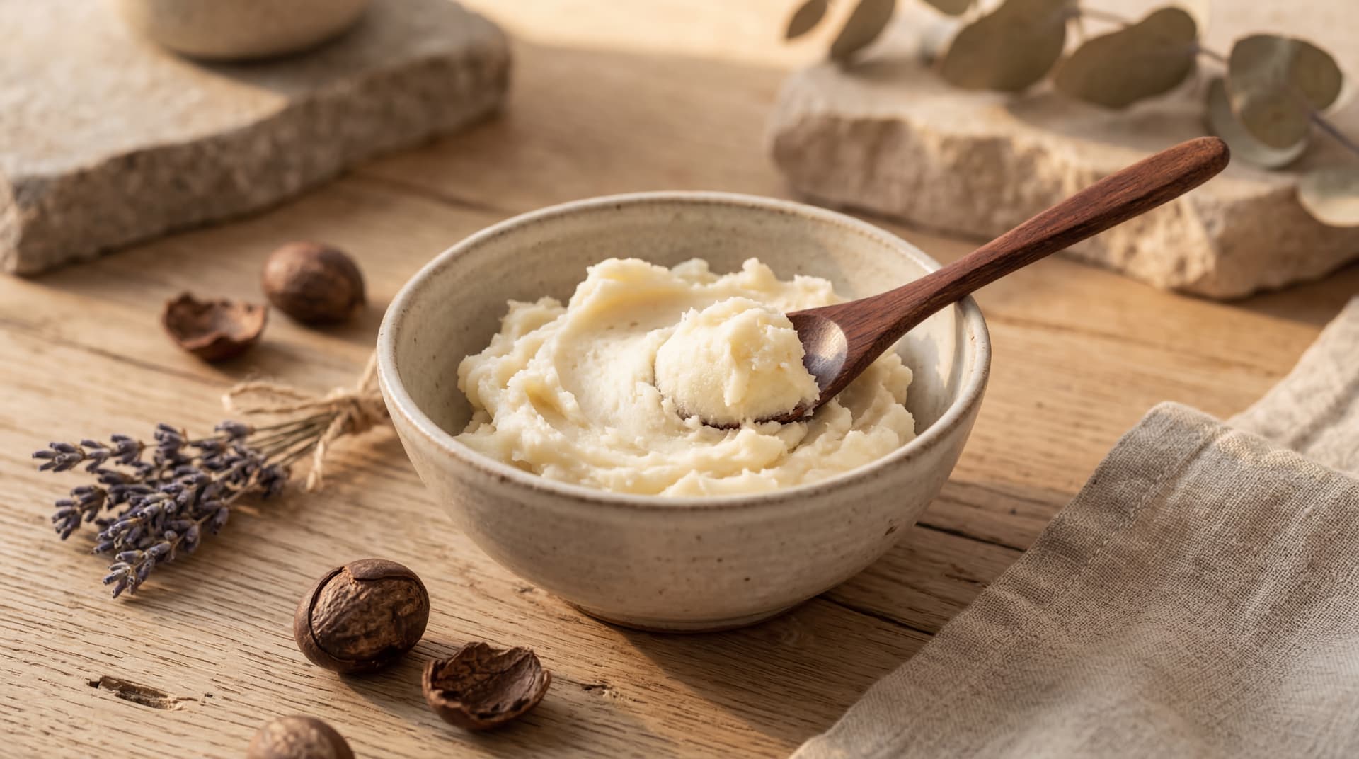 shea butter for rough skin texture