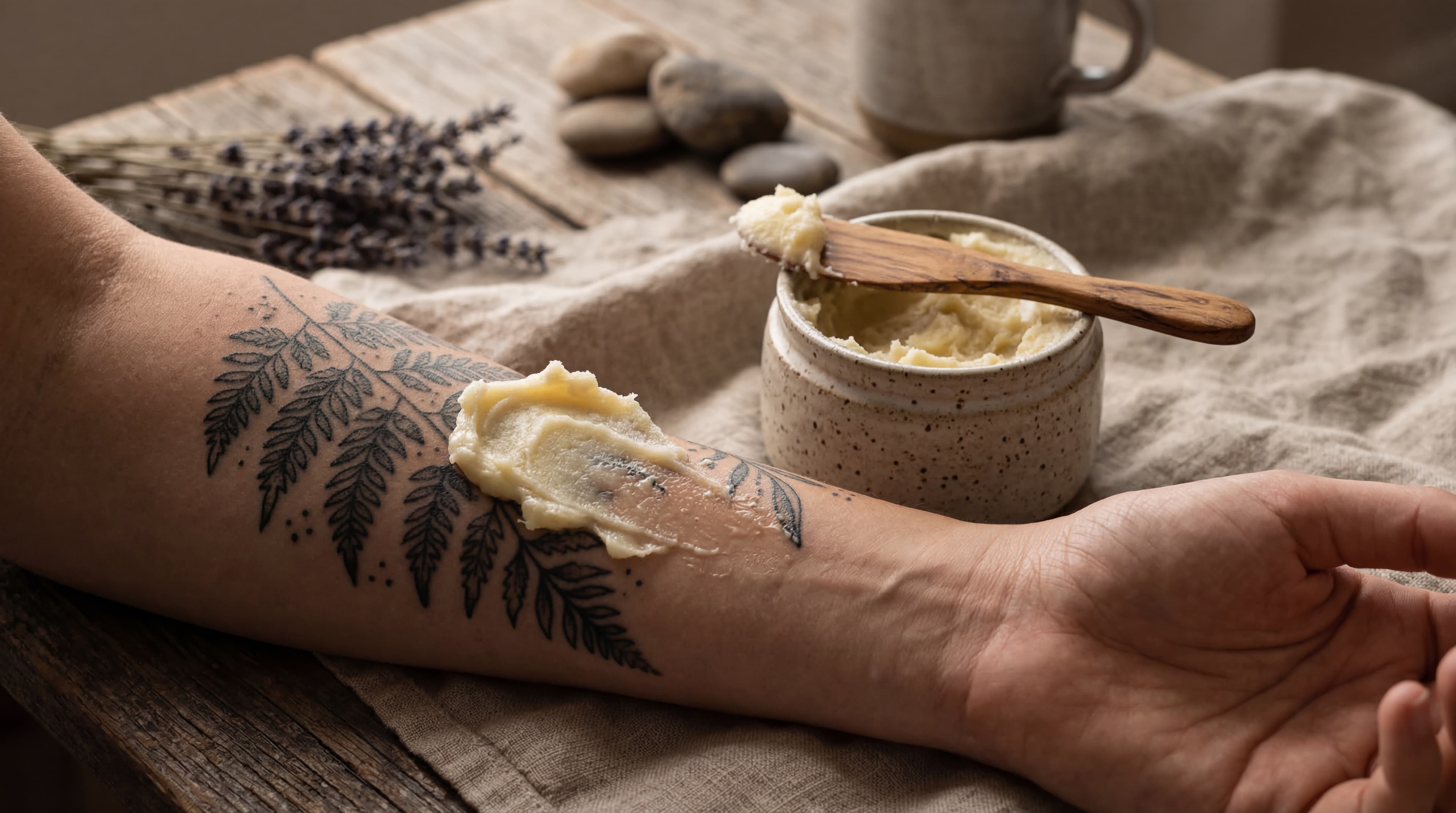 shea butter for tattoo healing and aftercare