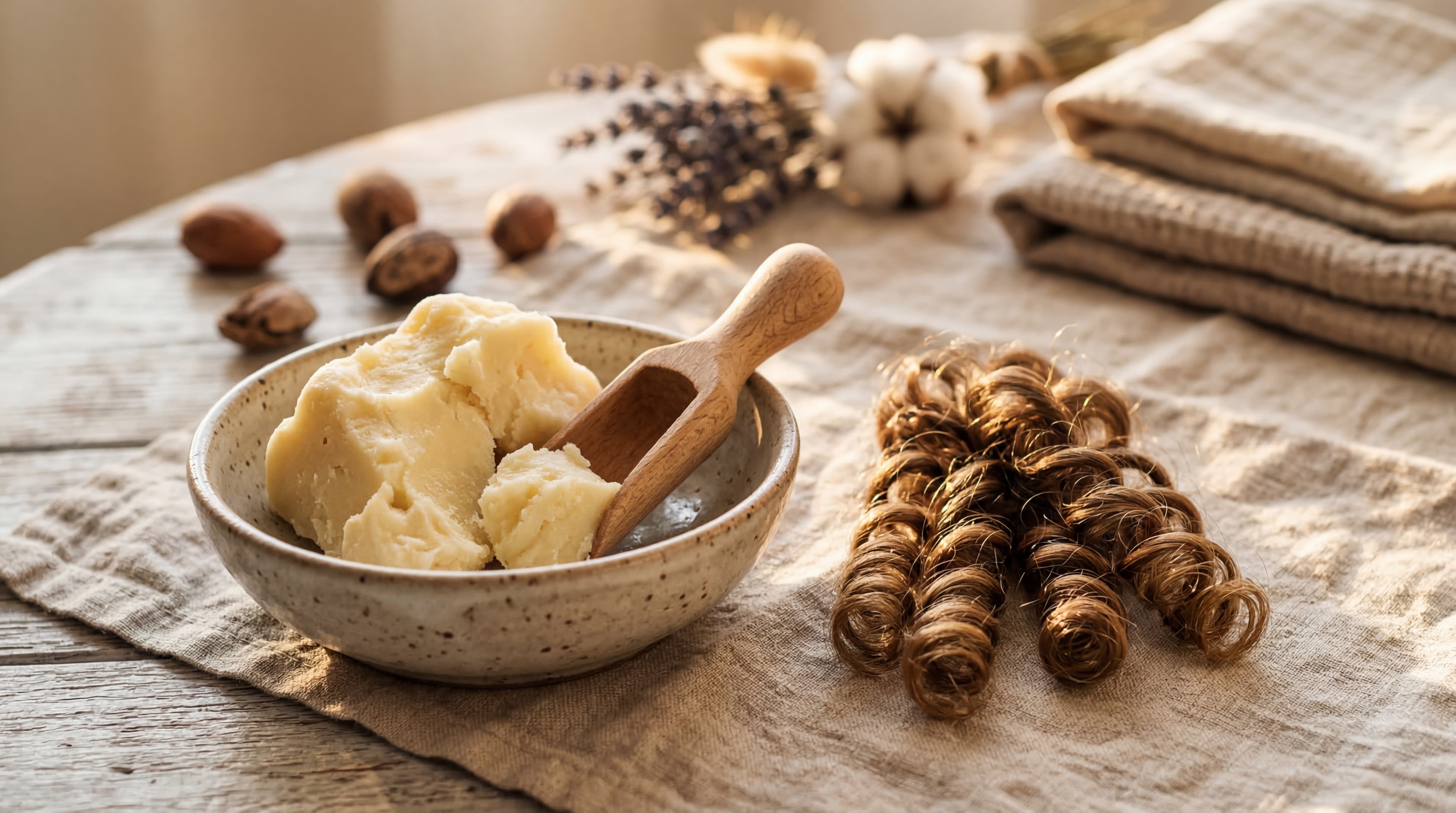 shea butter for type 3 hair