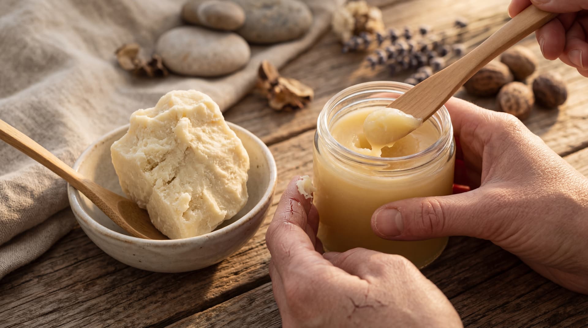 shea butter vs lanolin for cracked skin