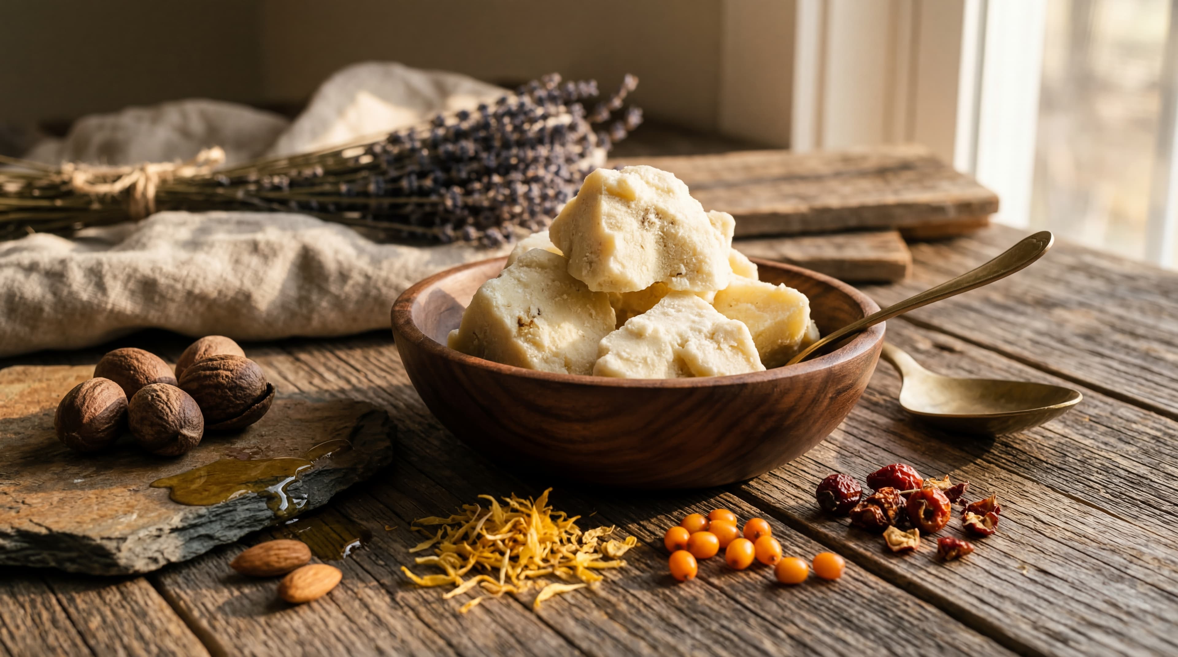 vitamins and nutrients in shea butter