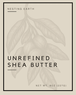 Nesting Earth Raw Unrefined Shea Butter