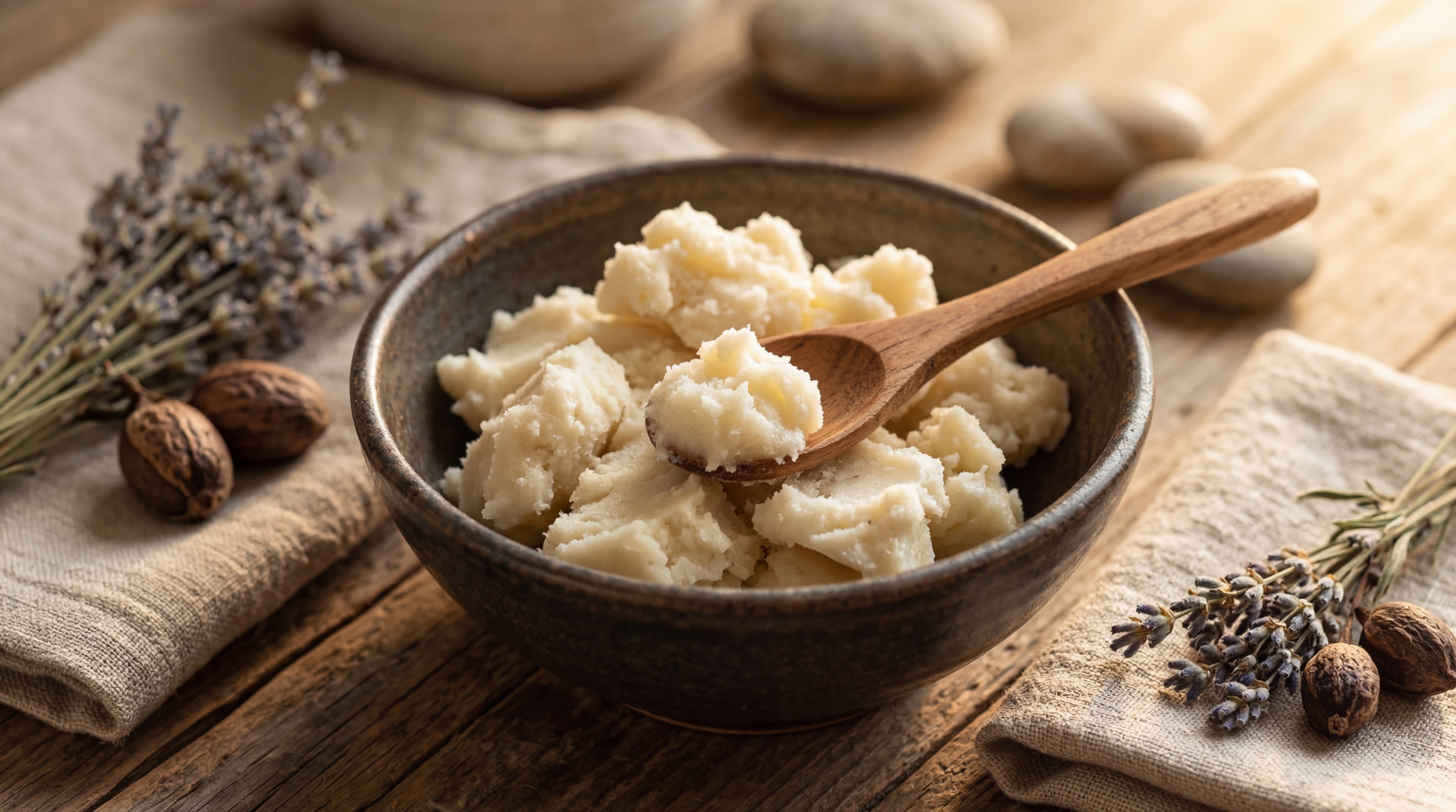 shea butter as a natural skin primer