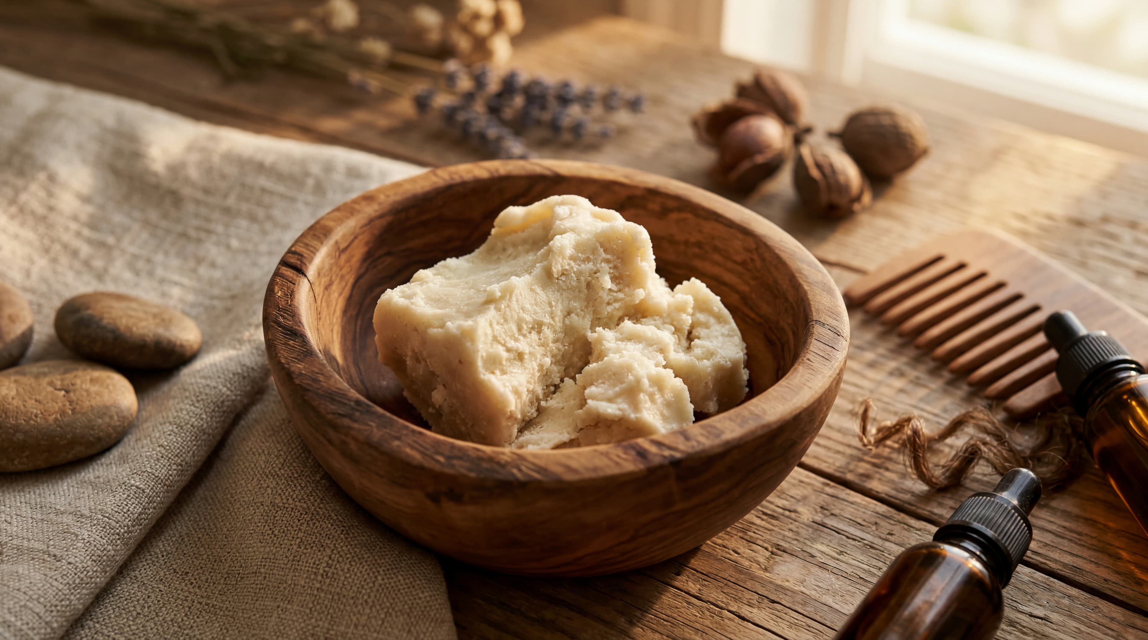 shea butter for hair sealing