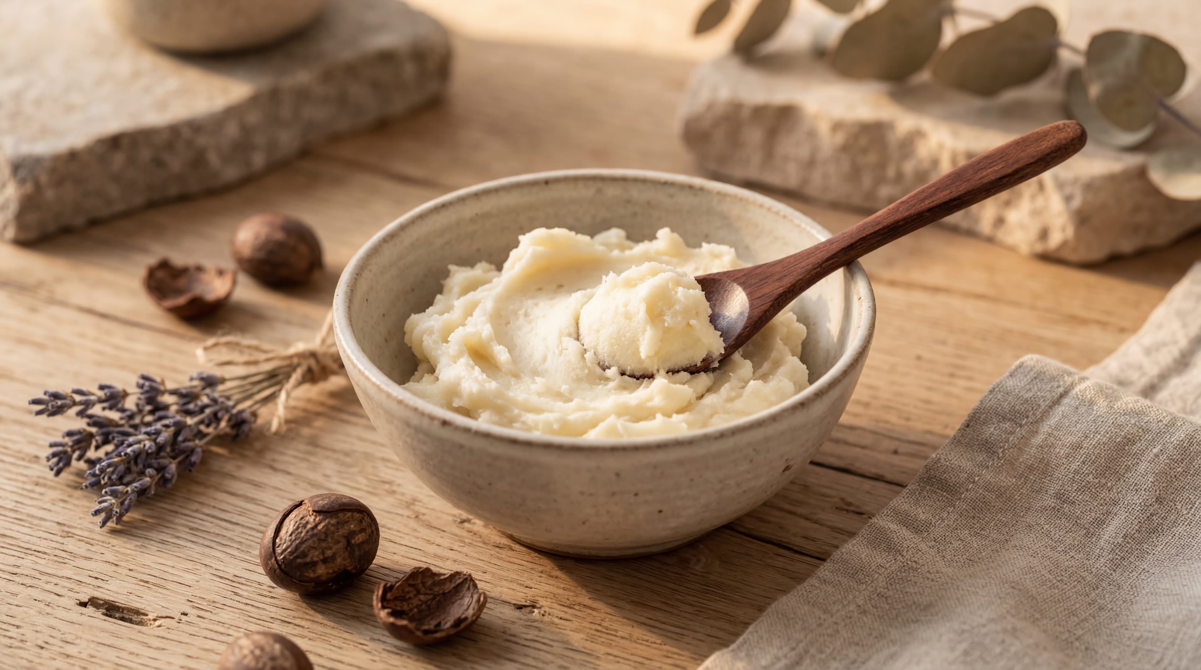 shea butter for rough skin texture